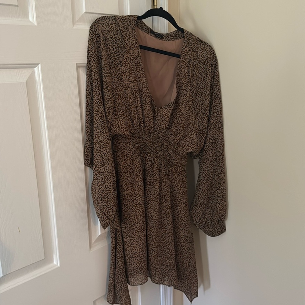 Animal print dress